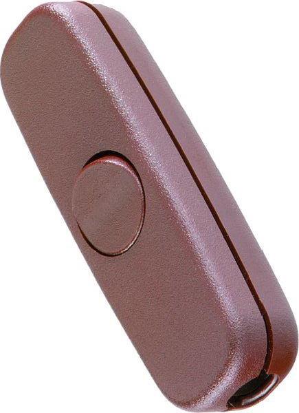 Bachmann Schnurzwischenschalter 924.045 1polig braun/braun