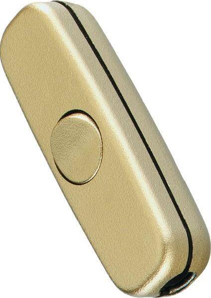 Bachmann Schnurzwischenschalter 924.046 1polig gold/gold