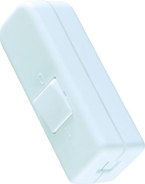 Bachmann Schnurzwischenschalter 924.048 1polig weiss/weiss