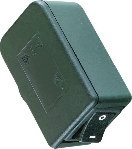 Bachmann Schnurendschalter 924.074 1polig schwarz/schwarz