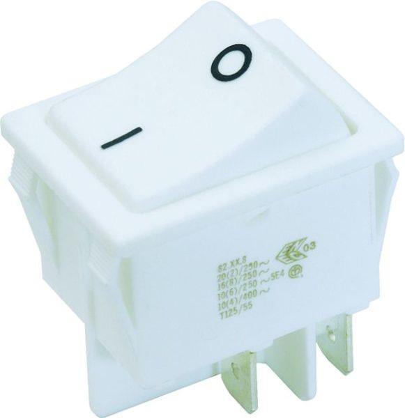 Bachmann Wippschalter 924.094 2polig weiss/weiss