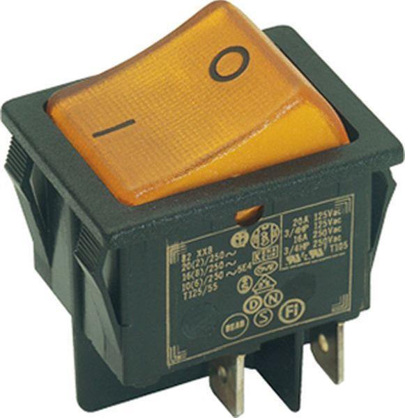 Bachmann Wippenschalter 924.098 Ser 3652 Aussch bel. 2polig sw