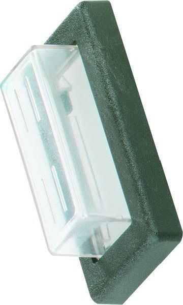 Bachmann PVC-Kappe und Rahmen 924.116 für 1polig, klar/schwarz