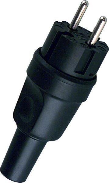 Bachmann Vollgummi-Konturenstecker 919.179 schwarz