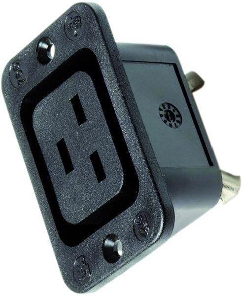 Bachmann Kaltgeräteeinbaudose 917.172 16A, 250V, 70 Grad