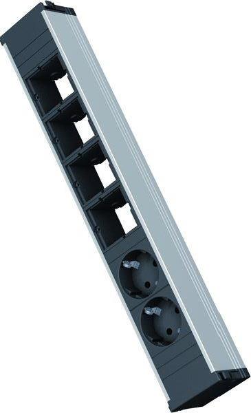 Bachmann Steckdoseinheit 912.005 2xSCHUKO 4xABD