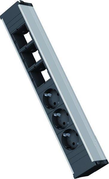 Bachmann Steckdoseinheit 912.006 3xSCHUKO 3xABD