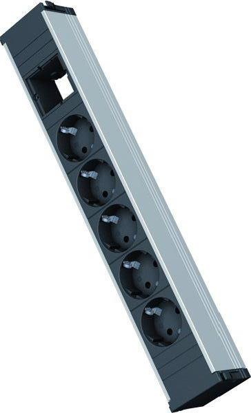Bachmann Steckdosenleiste f. Coni 5xSchutzkontaktst. 1xAbd.