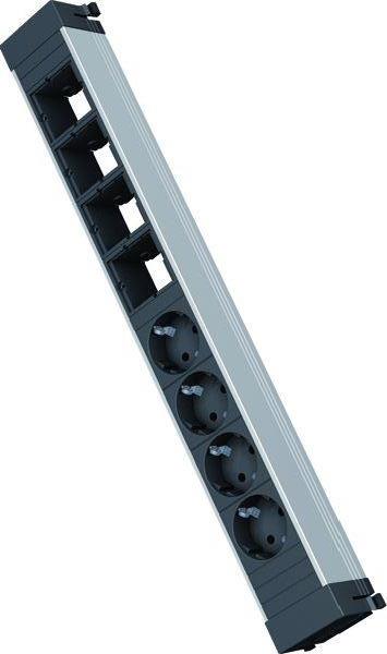 Bachmann Steckdosenleiste 909.007 4xSchuko 4x Abdeckung