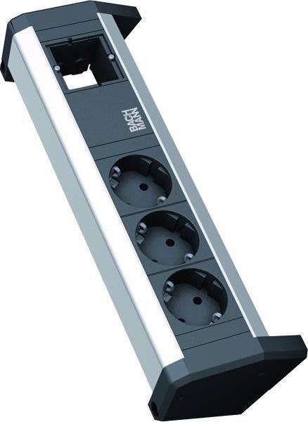 Bachmann Steckdoseinheit 902.000  3xSCHUKO 1xABD GST18