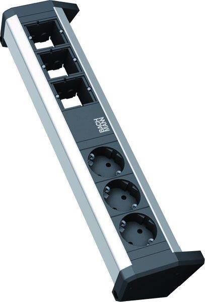 Bachmann Steckdosenleiste DESK 3xSCHUKO 3xABD GST18