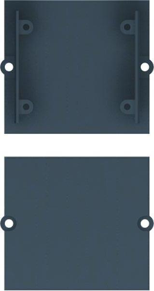 Bachmann Rahmen blind mit Anschraubdome schwarz