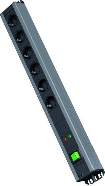 Bachmann Handwerkerleiste HANDWERKERLEISTE 6xSCHUKO GVS