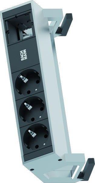 Bachmann Steckdosenleiste 902.400 DESK2 3x Schuko 1xleer