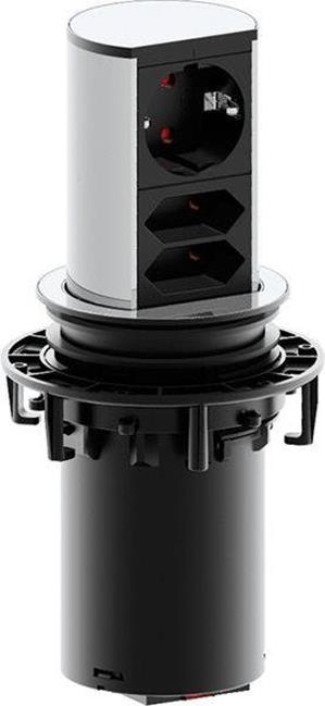 Bachmann Steckdoseneinheit 928.003 Elevator 1xSchuko 2xEuroStrom