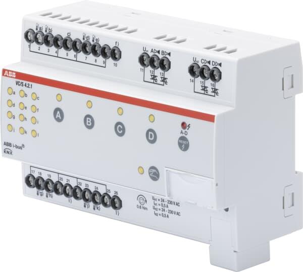 ABB VC/S4.2.1 Ventilantriebs-Controller, 4fach, manuelle Bedienung, REG
