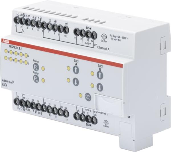 ABB HCC/S2.1.2.1 Heiz-/Kühlkreis Controller, 2fach, 0-10 V, manuelle Bedienung,