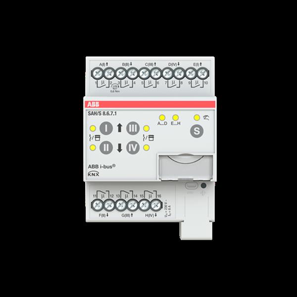 ABB SAH/S8.6.7.1 Schalt-/Jalousieaktor, 8fach, 6 A, REG