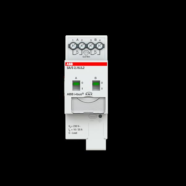 ABB SA/S2.16.5.2 Schaltaktor, 2fach, 16 A, C-Last, REG