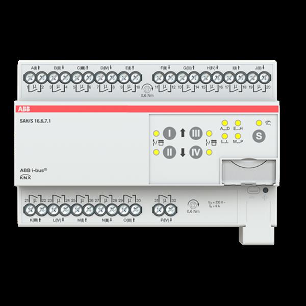 ABB SAH/S16.6.7.1 Schalt-/Jalousieaktor, 16fach, 6 A, REG