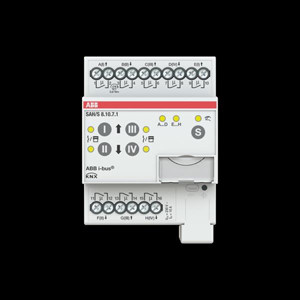 ABB SAH/S8.10.7.1 Schalt-/Jalousieaktor, 8fach, 10 A, REG
