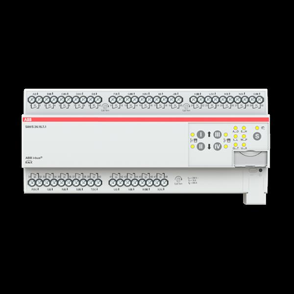 ABB SAH/S24.16.7.1 Schalt-/Jalousieaktor, 24fach, 16 A, REG