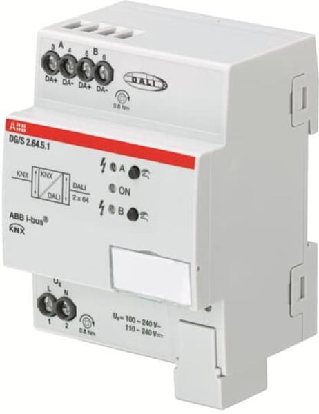 ABB DG/S2.64.5.1 DALI-Gateway, Premium, 2fach, REG