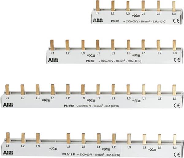 ABB PS3/12FI Phasenschiene 3Ph.,12Pins,10qmm