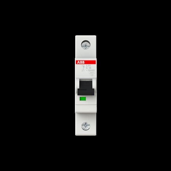 ABB S201-C16 Sicherungsautomat C-Char., 6 kA, 16 A, 1P