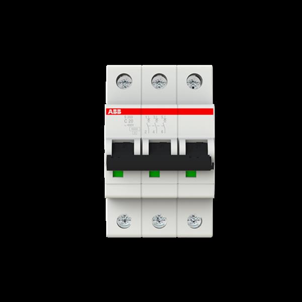 ABB S203-C20 Sicherungsautomat C-Char., 6 kA, 20 A, 3P