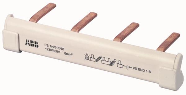 ABB PS 1/4/6-KNX Sammelschiene, 1 Phase, 4 Kontakte