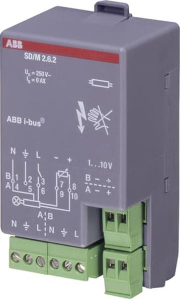 ABB SD/M2.6.2 Schalt-/Dimmaktormodul, 2fach, 6 AX