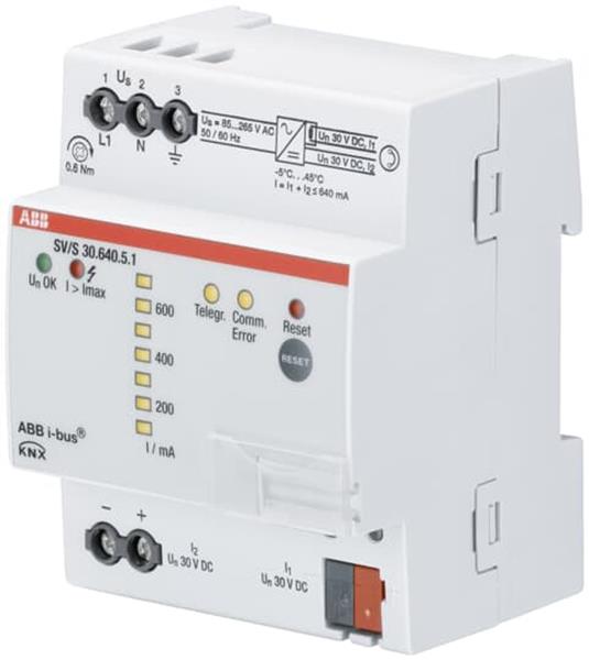 ABB SV/S30.640.5.1 Spannungsversorgung mit Diagnosefunktion, 640 mA, REG