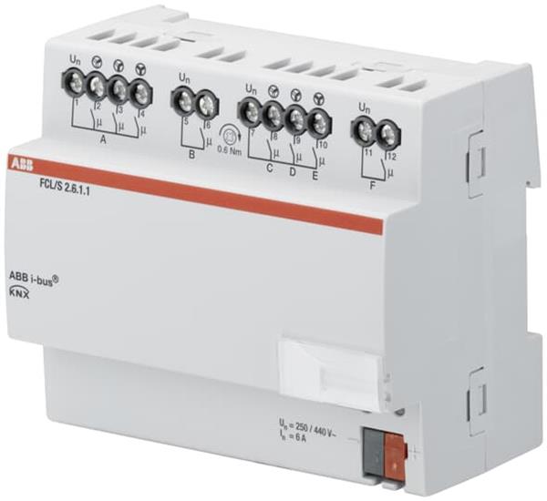 ABB FCL/S2.6.1.1 Lüfter-Aktor, 2fach, 6 A, REG