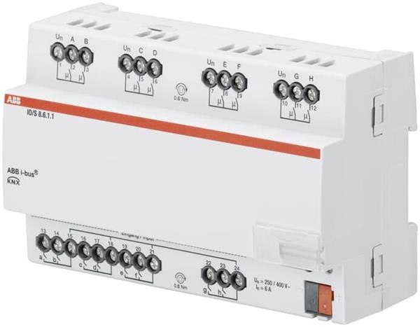 ABB IO/S8.6.1.1 E/A-Aktor, 8fach, REG