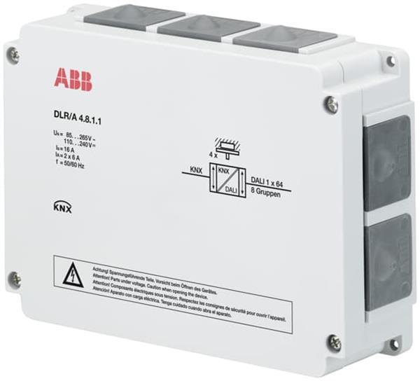 ABB DLR/A4.8.1.1 DALI-Lichtregler, 4fach, AP