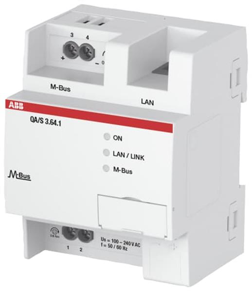 ABB QA/S3.64.1 Energie Analyzer, M-Bus, 64 Teilnehmer, REG