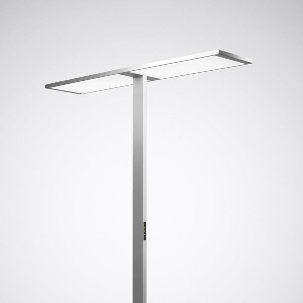 Trilux Standleuchten Luceos S HCL Prismen Silber 222W 30600lm Wide reduced glare