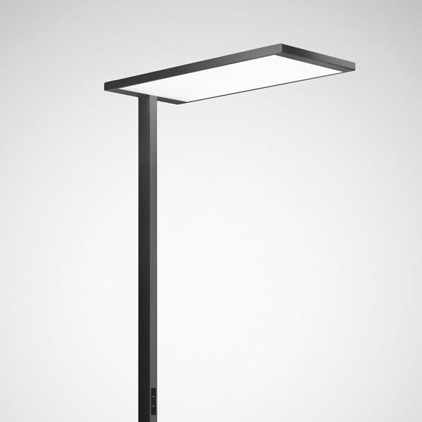 Trilux Standleuchten Luceos S Prismen schwarz ETDD 62W 8700lm asymmetric Wide (A