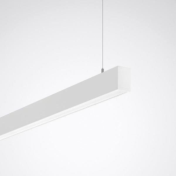 Trilux Hängeleuchten Finea H LED 2 getrennt regelbar Prismen weiß rechteckig ETD