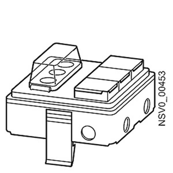Siemens BD2-AK1/3SD163S14 ABGANGSKASTEN 16A / 3 X 1 POLIG D01 + 3XSD