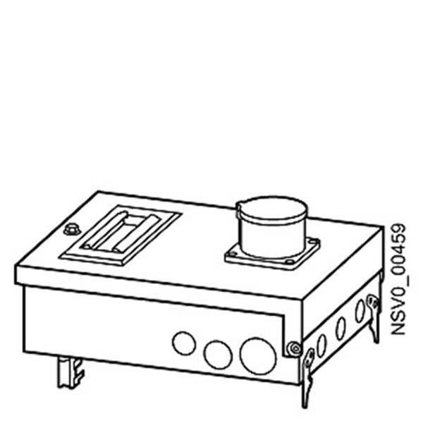 Siemens BD2-AK2X/CEE635S33 ABGANGSKASTEN 63A / 1 X 3 POLIG S33 + 1 X 5 POLIG CEE
