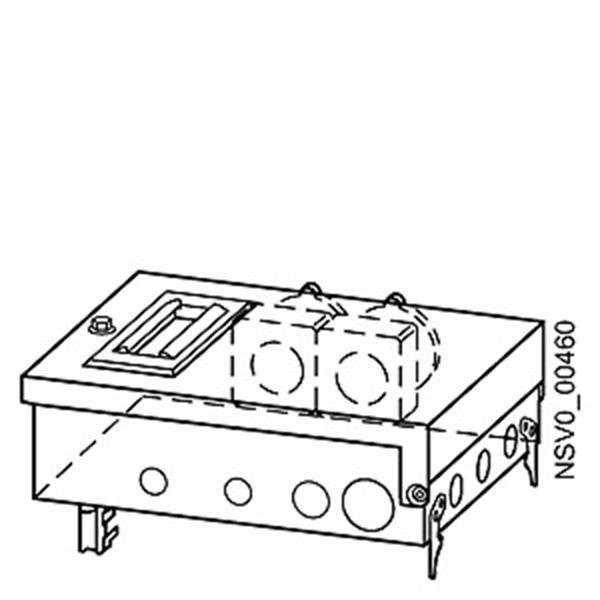 Siemens BD2-AK2X/2CEE165S27/FORMP ABGANGSKASTEN 16A / 2X3-POL S27 + 2 X 5 POLIG