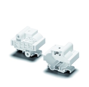 Houben Fassung 2G7 pr weiss Durchgangslöcher M3