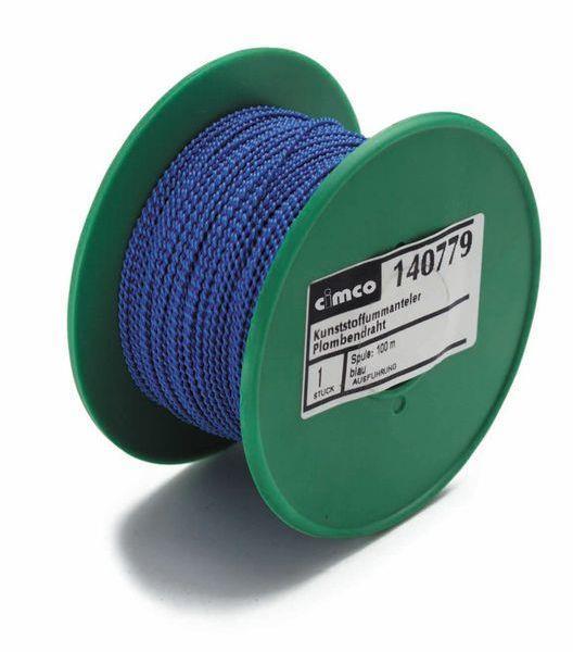 Cimco Plombendraht Kunststoff blau