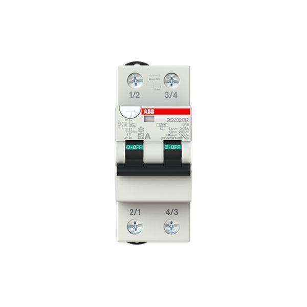 ABB DS202CRA-B16/0,03 FI/LS-Schalter 6 kA, 2P, Typ A, B16, 30 mA ABB DS202CRA-B16/0,03 FI/LS-Schalter 6 kA, 2P, Typ A, B16, 30 mA