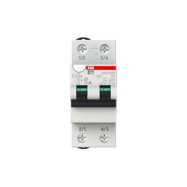 ABB DS202CRA-B40/0,3 FI/LS-Schalter 6 kA, 2P, Typ A, B40, 300 mA ABB DS202CRA-B40/0,3 FI/LS-Schalter 6 kA, 2P, Typ A, B40, 300 mA