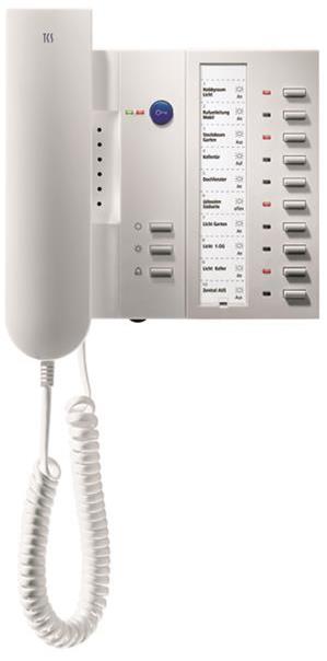 TCS Audio Türtelefon Serie IMM 4 + 10 Tasten, Aufputzmontage weiß