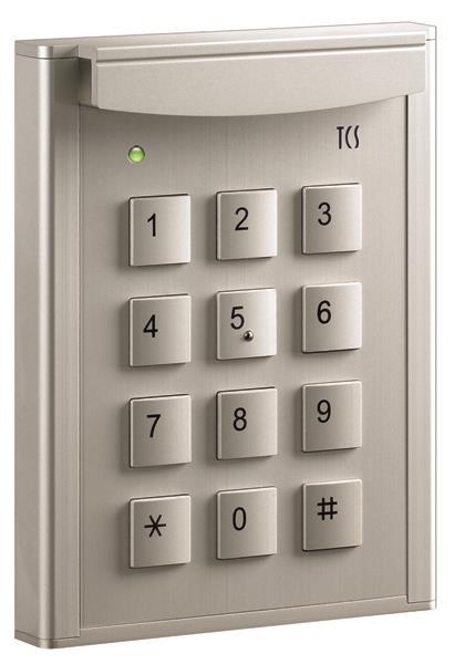 TCS Codeschloss codelock 12 zur Zutrittskontrolle, für bis zu 10 Codes, AP silbe