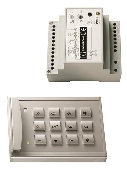 TCS code:pack mit Codechloss codelock12 für bis zu 10 Zahlencodes, eloxiert silb